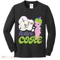 Brat Rotten To The Core Bad Apple Funny Retro Kids Long Sleeve Shirt thumb 0
