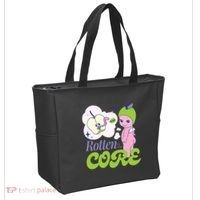 Brat Rotten To The Core Bad Apple Funny Retro Tote Bag thumb 2