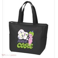 Brat Rotten To The Core Bad Apple Funny Retro Tote Bag thumb 3