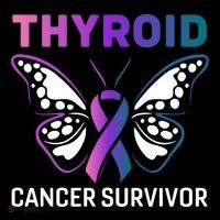 Butterfly Ribbon Thyroid Cancer Survivor Cool Gift Coffee Mug thumb 5