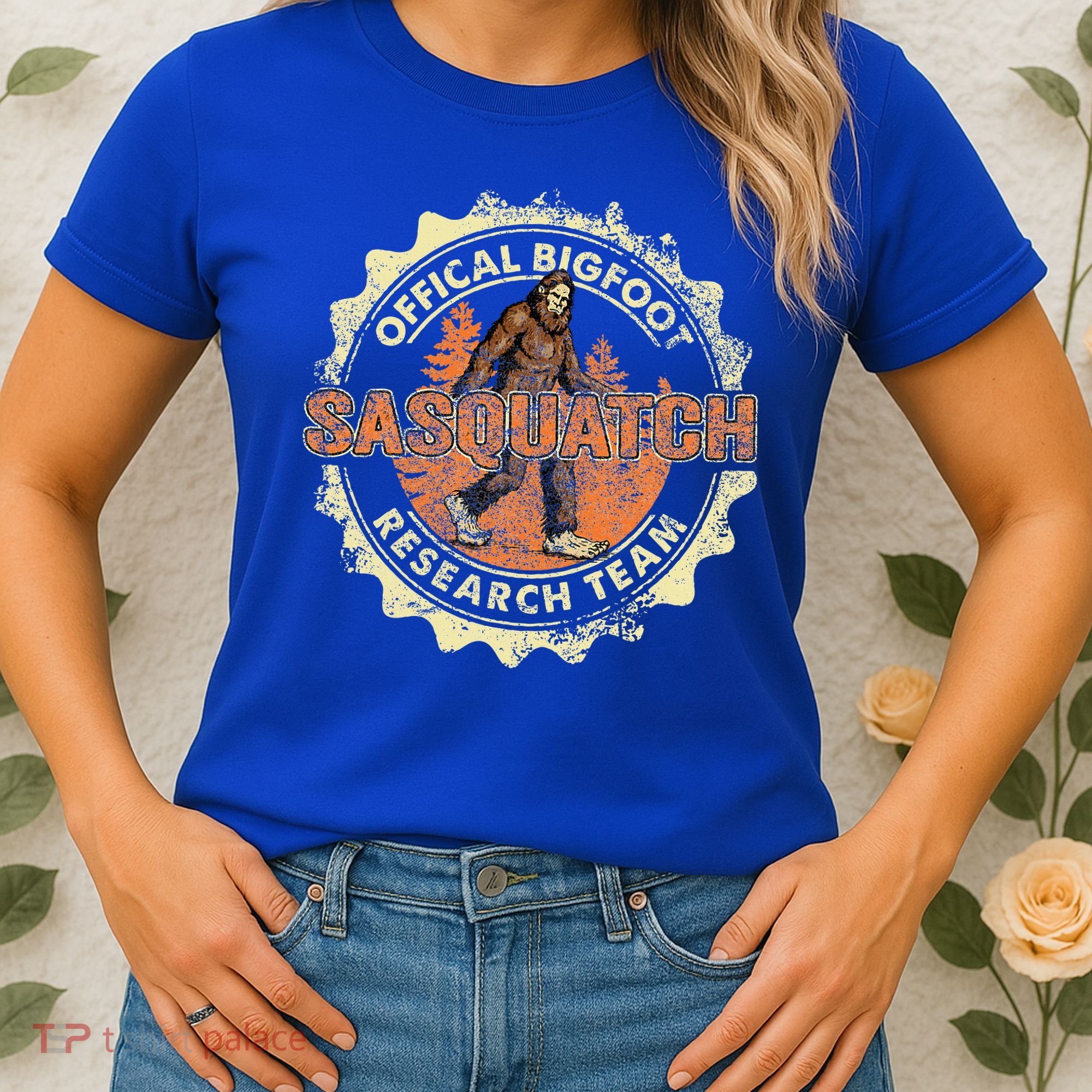 Bigfoot Research Team Vintage Sasquatch Women's T-Shirt