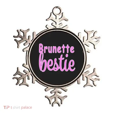 Brunette Bestie Ornament