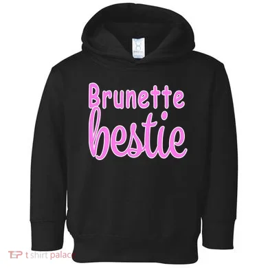 Brunette Bestie Toddler Hoodie