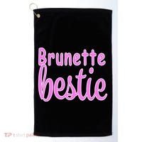 Brunette Bestie Golf Towel thumb 0