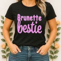 Brunette Bestie Women's T-Shirt thumb 2