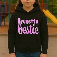 Brunette Bestie Kids Hoodie thumb 3