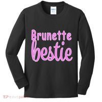 Brunette Bestie Kids Long Sleeve Shirt thumb 0
