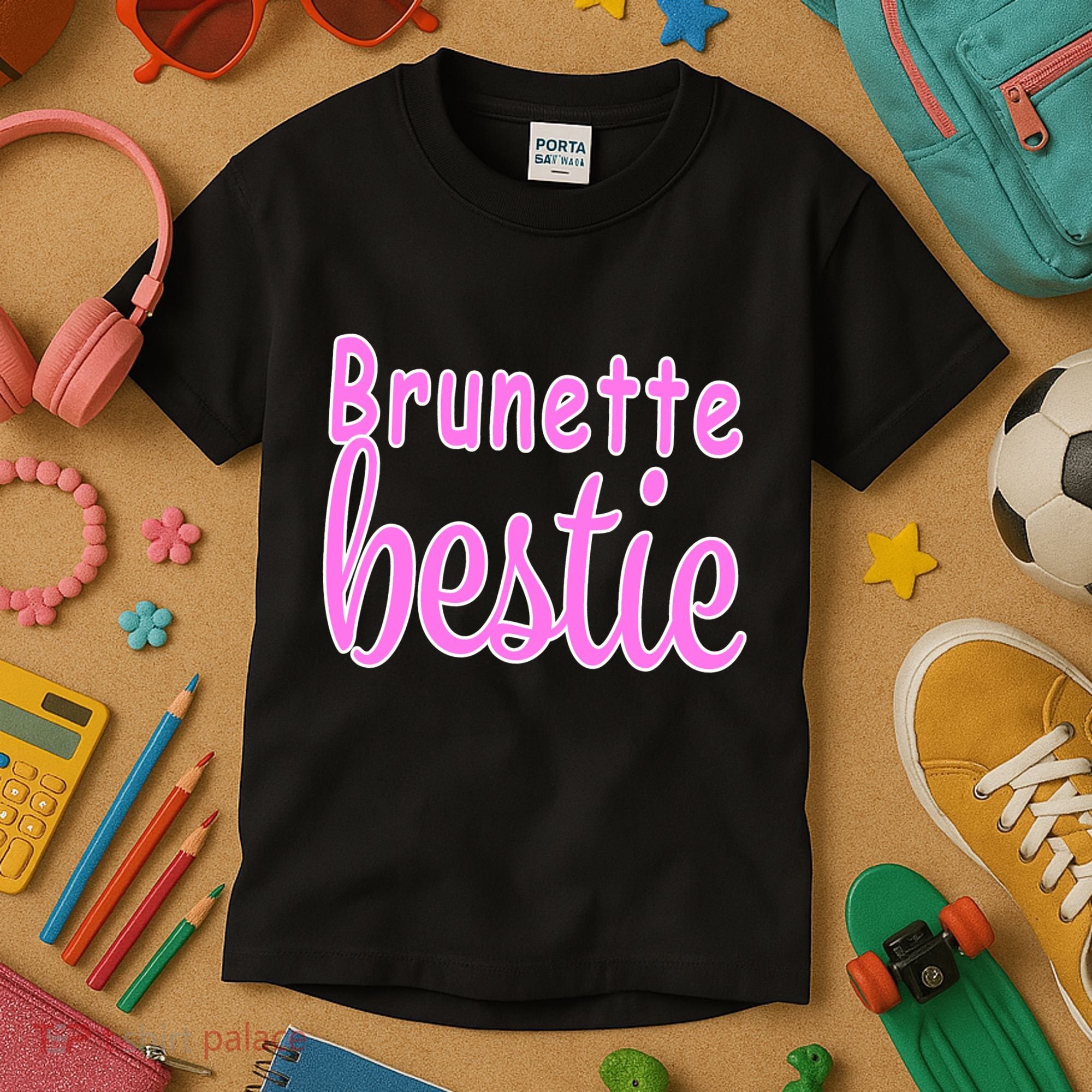 Brunette Bestie Kids T-Shirt