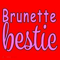 Brunette Bestie Santa Hat thumb 1
