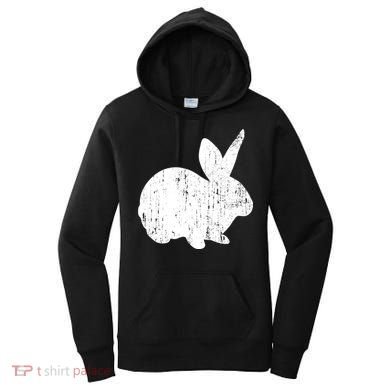 Bunny Retro Vintage Style Mom Easter Egg Hunt Great Gift Women's Hoodie