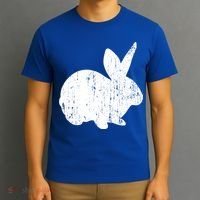 Bunny Retro Vintage Style Mom Easter Egg Hunt Great Gift T-Shirt thumb 3