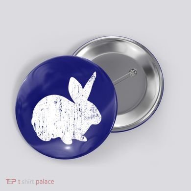 Bunny Retro Vintage Style Mom Easter Egg Hunt Great Gift Button