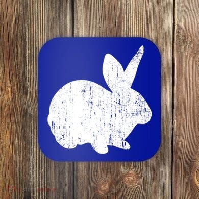 Bunny Retro Vintage Style Mom Easter Egg Hunt Great Gift Coaster
