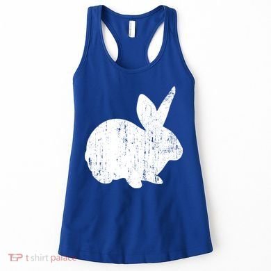 Bunny Retro Vintage Style Mom Easter Egg Hunt Great Gift Women's Tank Top