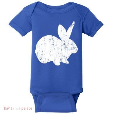 Bunny Retro Vintage Style Mom Easter Egg Hunt Great Gift Baby Bodysuit