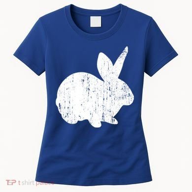 Bunny Retro Vintage Style Mom Easter Egg Hunt Great Gift Women's T-Shirt