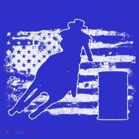 Barrel Racing Vintage Gift T-Shirt thumb 7