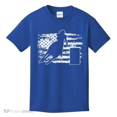 Barrel Racing Vintage Gift Kids T-Shirt