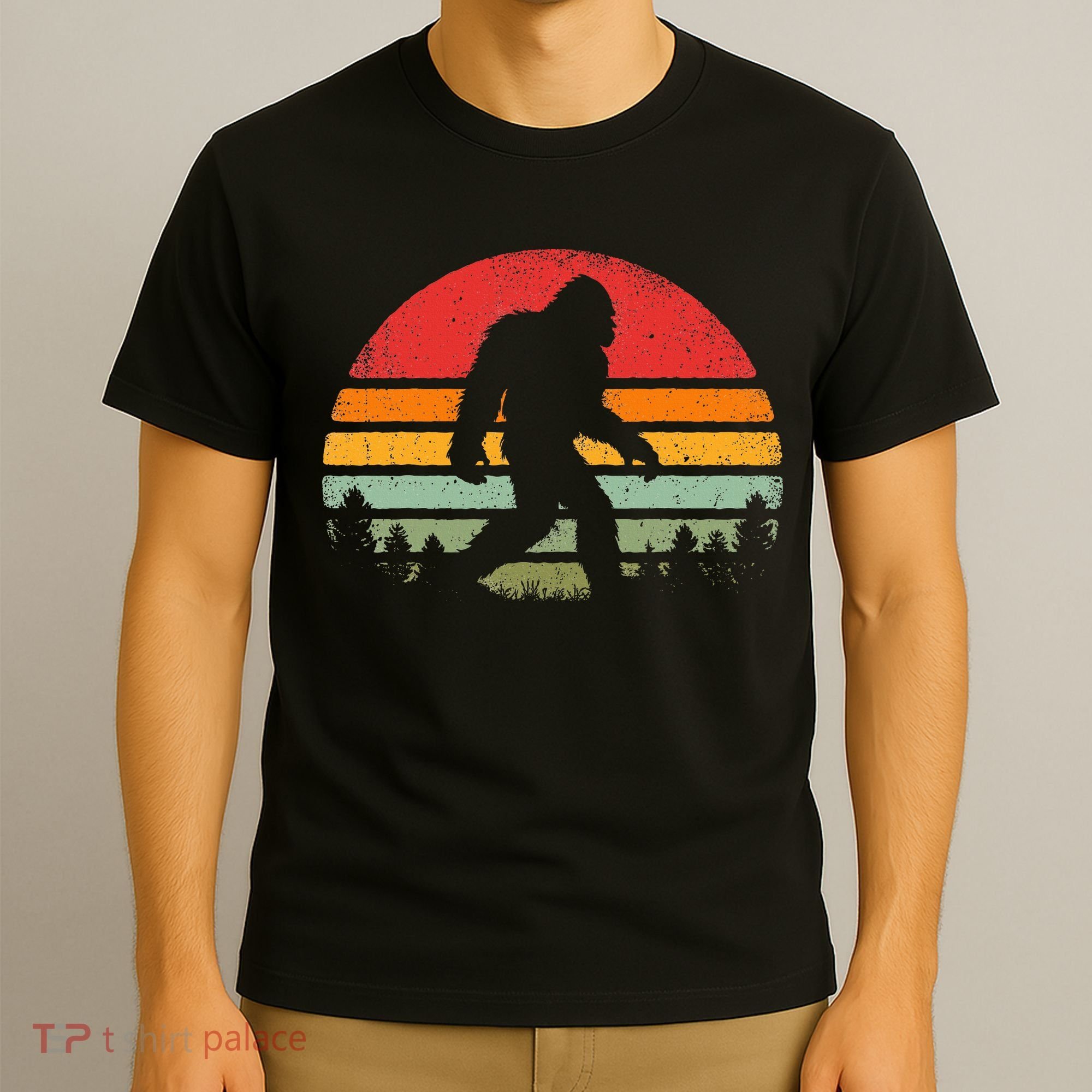 Bigfoot Retro Vintage 70s 80s Sasquatch T-Shirt