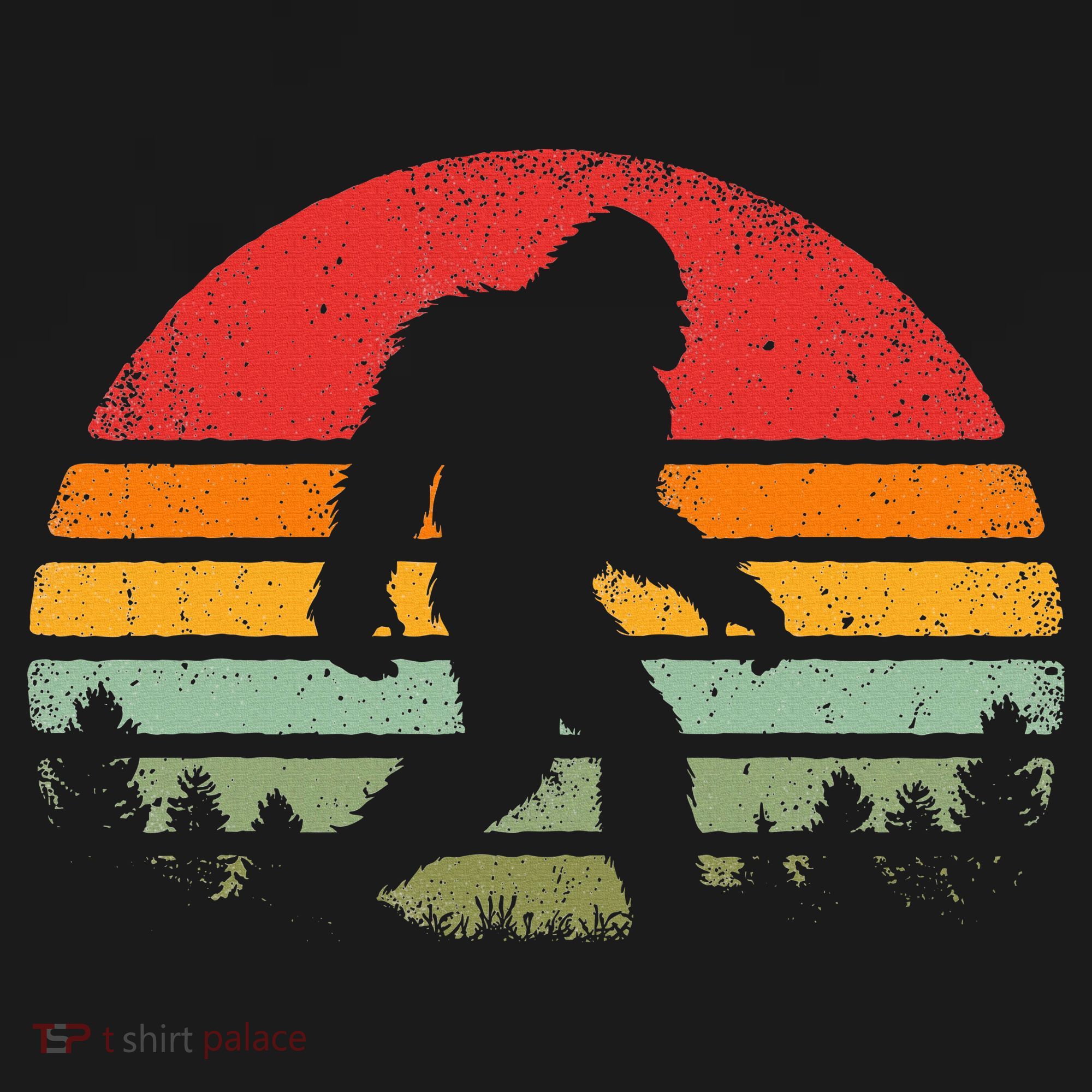 Bigfoot Retro Vintage 70s 80s Sasquatch T-Shirt