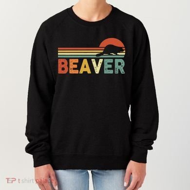 Beaver Retro Vintage 80s Style Women's Sweatshirt