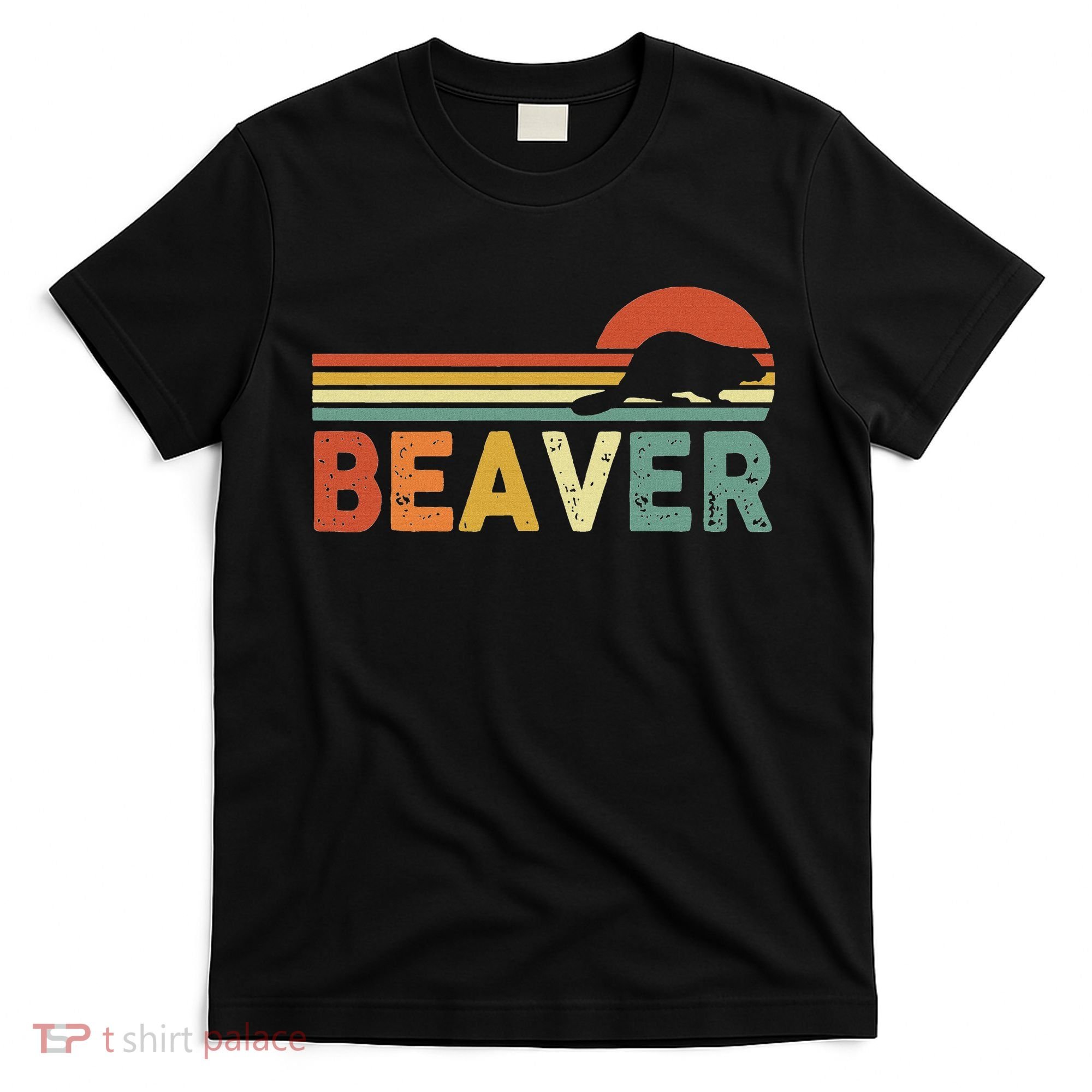 Beaver Retro Vintage 80s Style T-Shirt