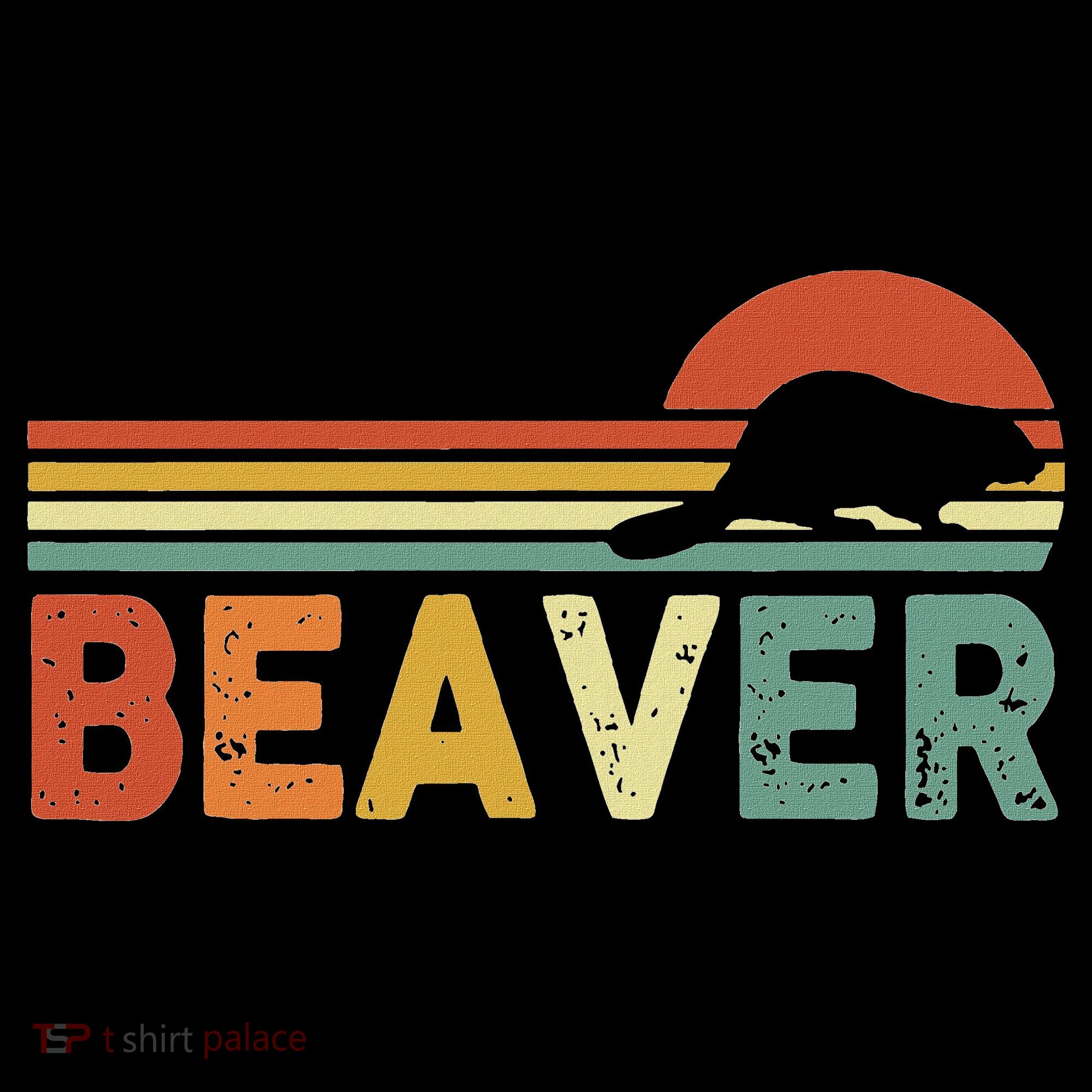 Beaver Retro Vintage 80s Style T-Shirt