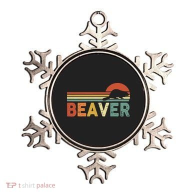 Beaver Retro Vintage 80s Style Ornament