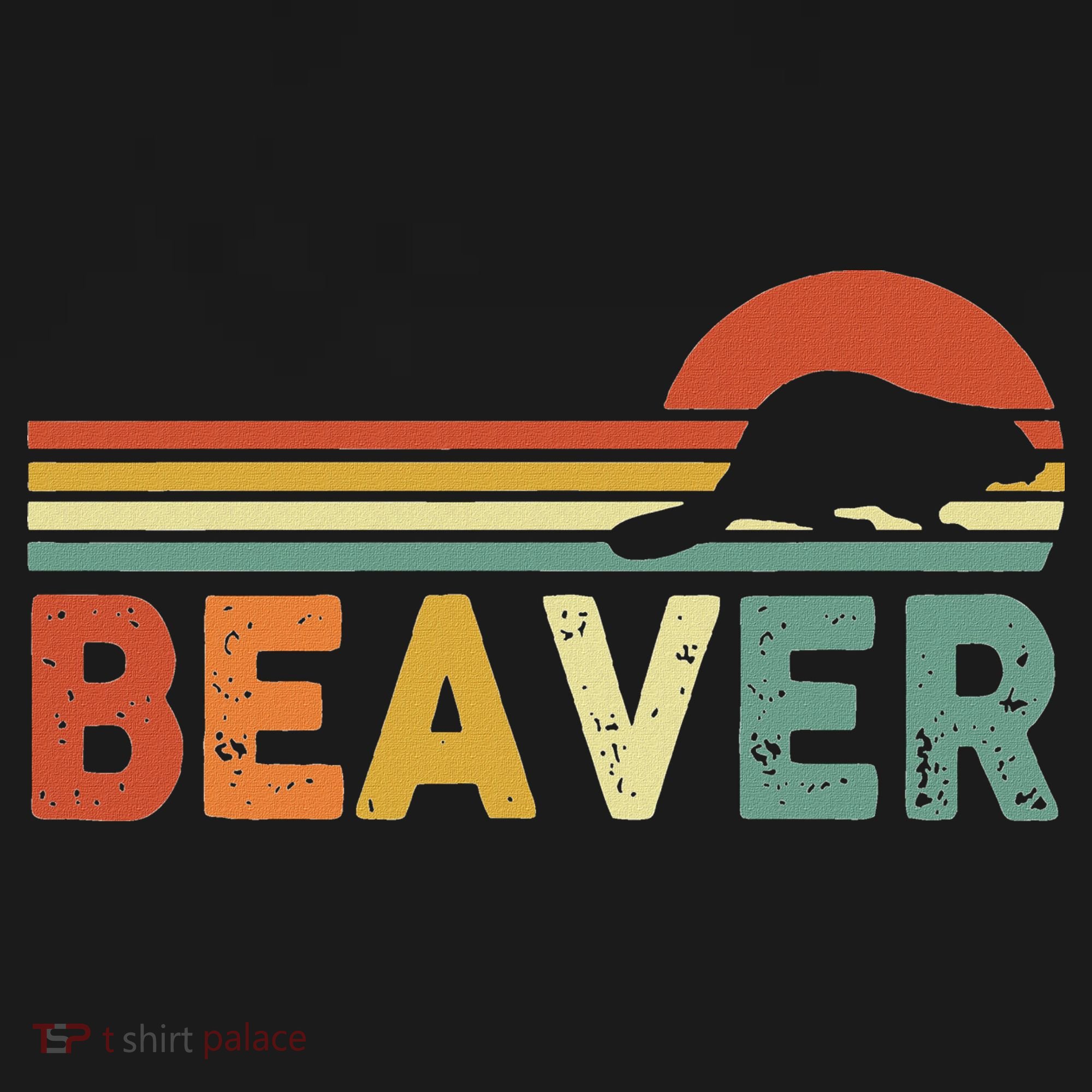 Beaver Retro Vintage 80s Style Tank Top