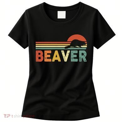 Beaver Retro Vintage 80s Style Women's T-Shirt