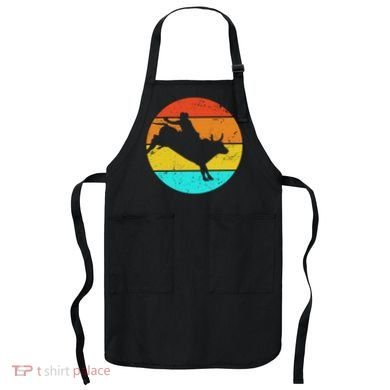 Bull Riding Vintage Rodeo Apron