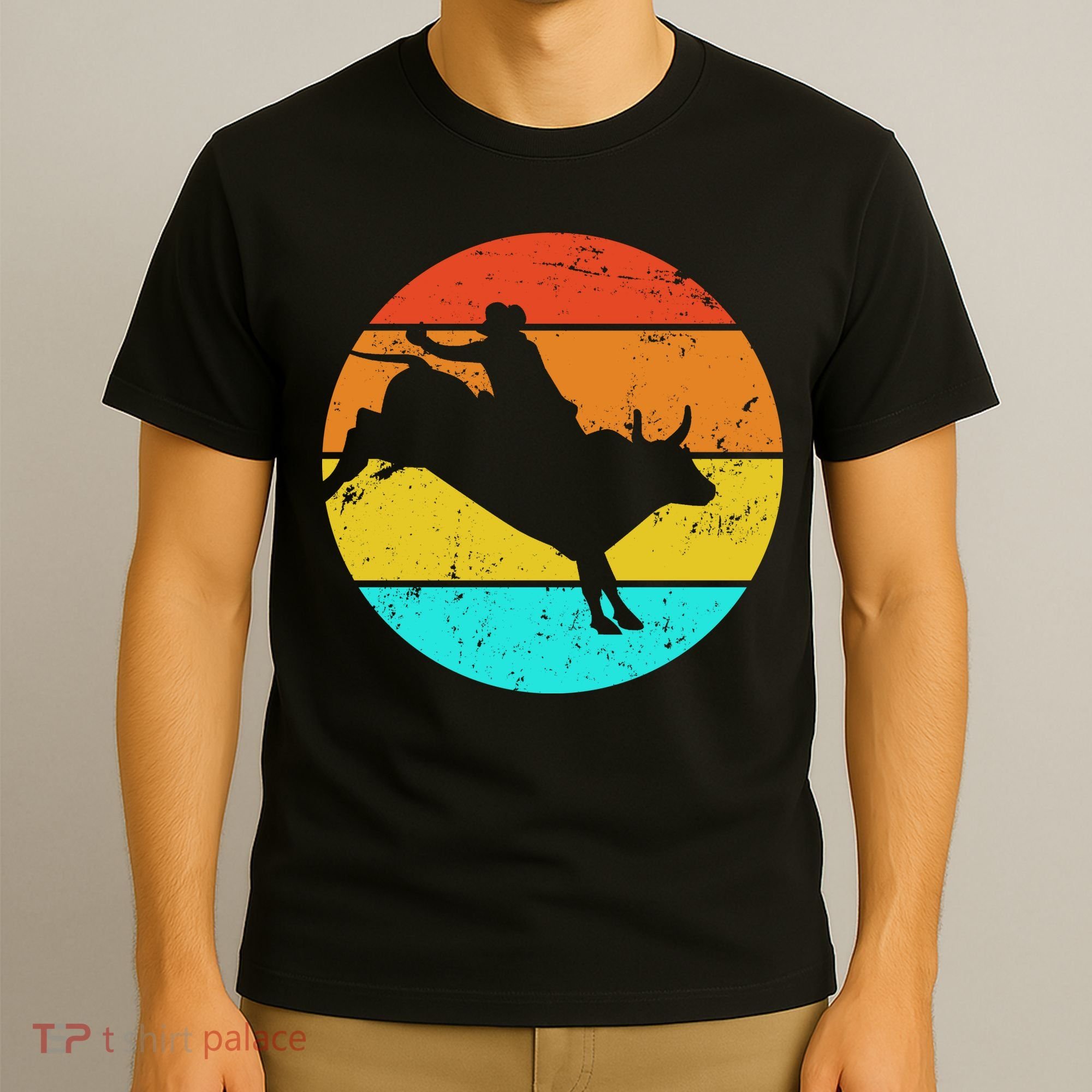 Bull Riding Vintage Rodeo T-Shirt