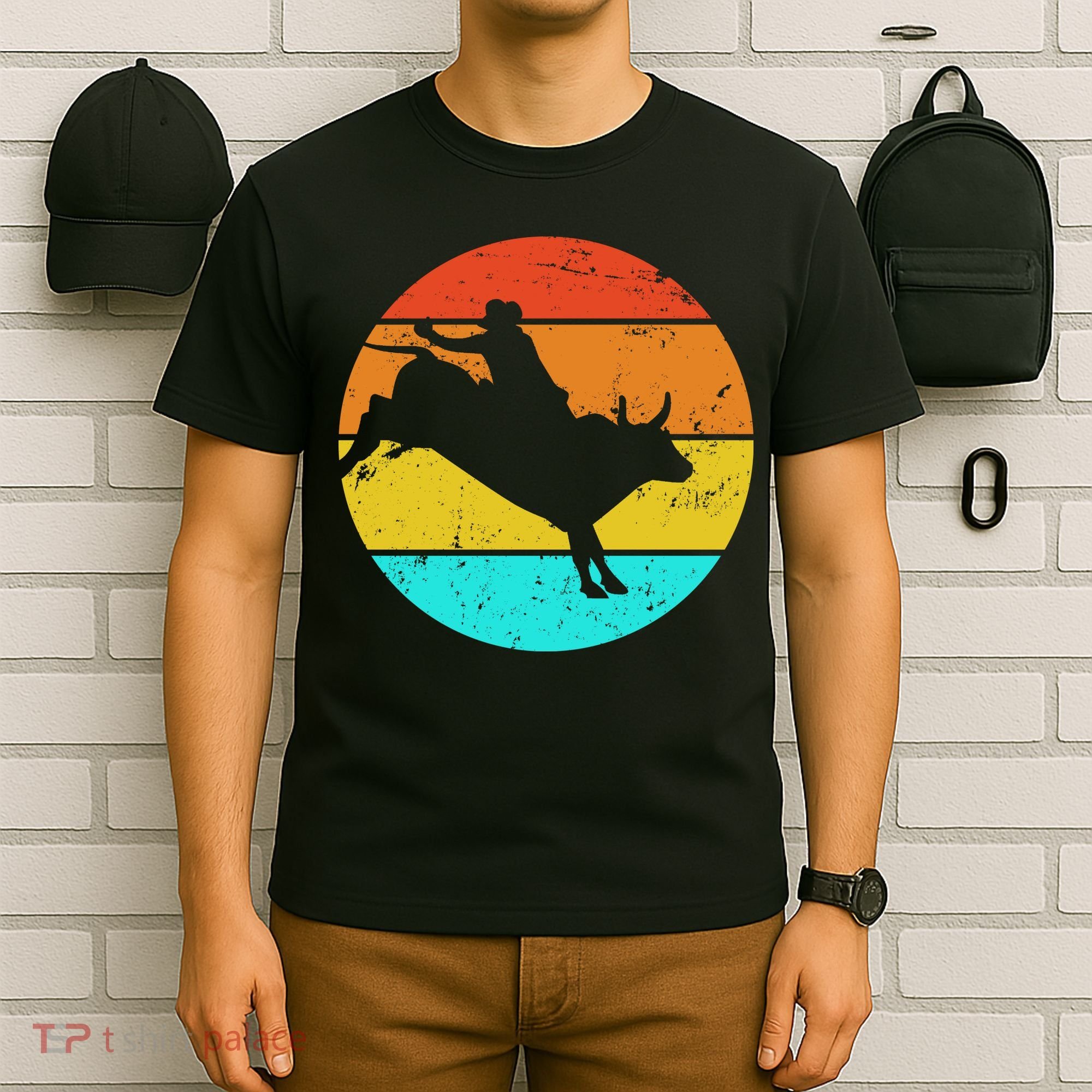 Bull Riding Vintage Rodeo T-Shirt
