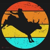 Bull Riding Vintage Rodeo T-Shirt thumb 7
