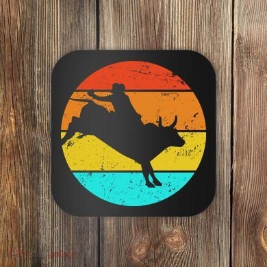 Bull Riding Vintage Rodeo Coaster