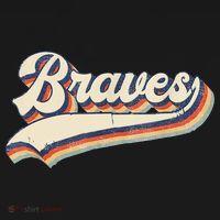 Braves Retro Vintage Baseball T-Shirt thumb 7