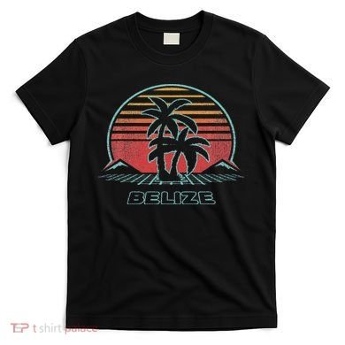 Belize Retro Vintage 80s Style T-Shirt