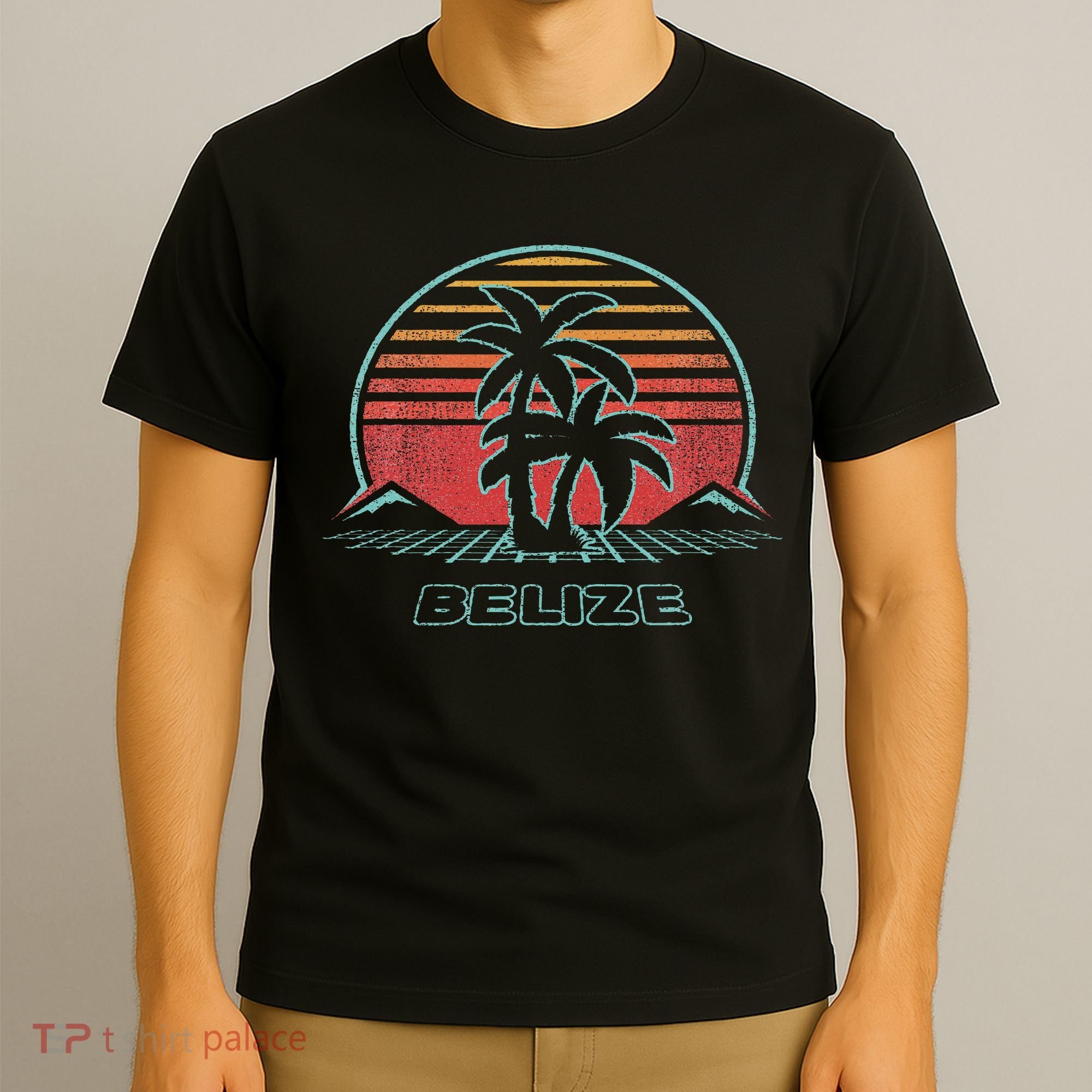 Belize Retro Vintage 80s Style T-Shirt