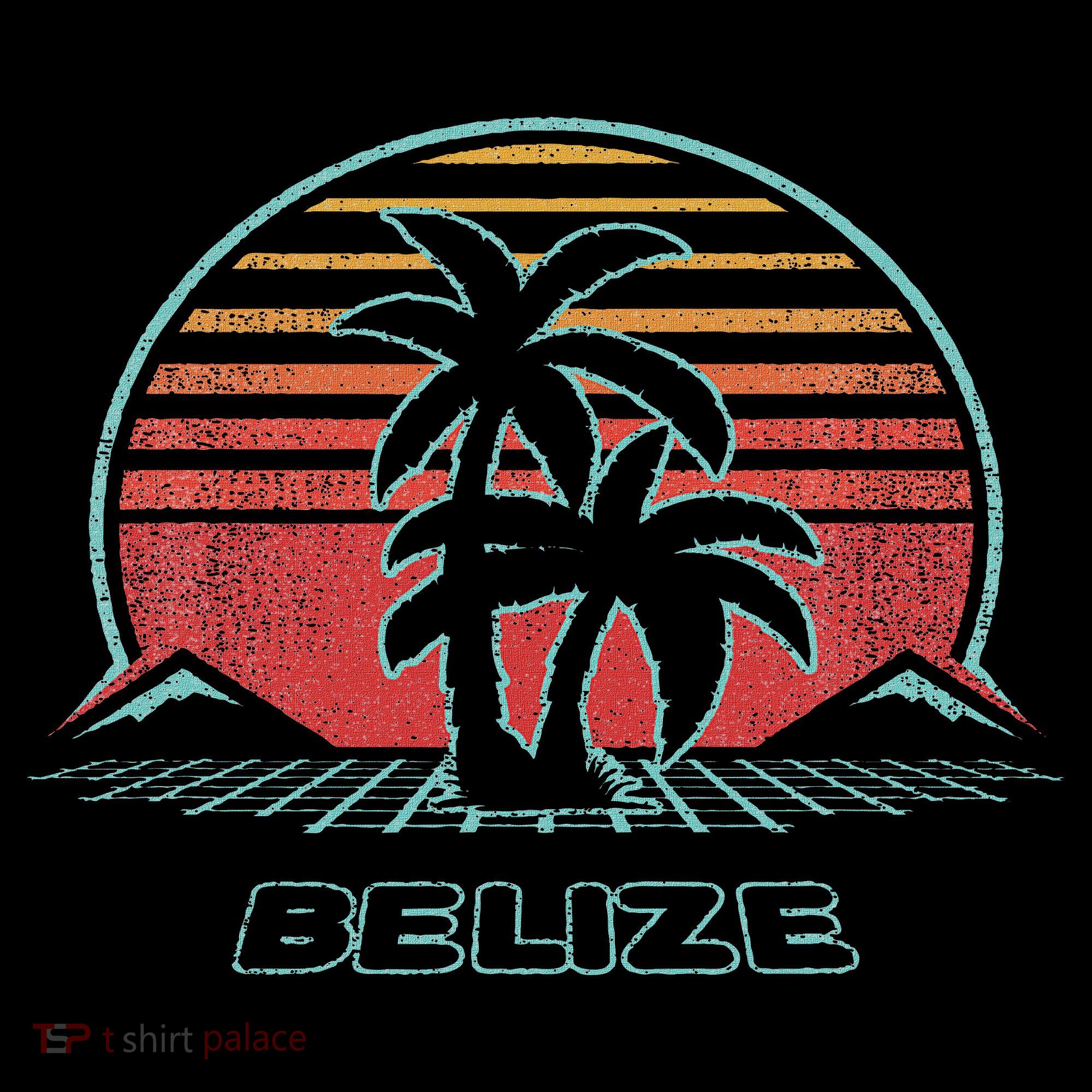 Belize Retro Vintage 80s Style T-Shirt