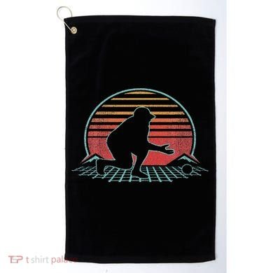 Bocce Retro Vintage 80s Style Bocci Gift Golf Towel