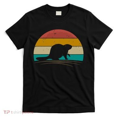 Beaver Retro Vintage Beaver Lover T-Shirt