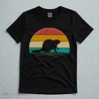 Beaver Retro Vintage Beaver Lover T-Shirt thumb 5