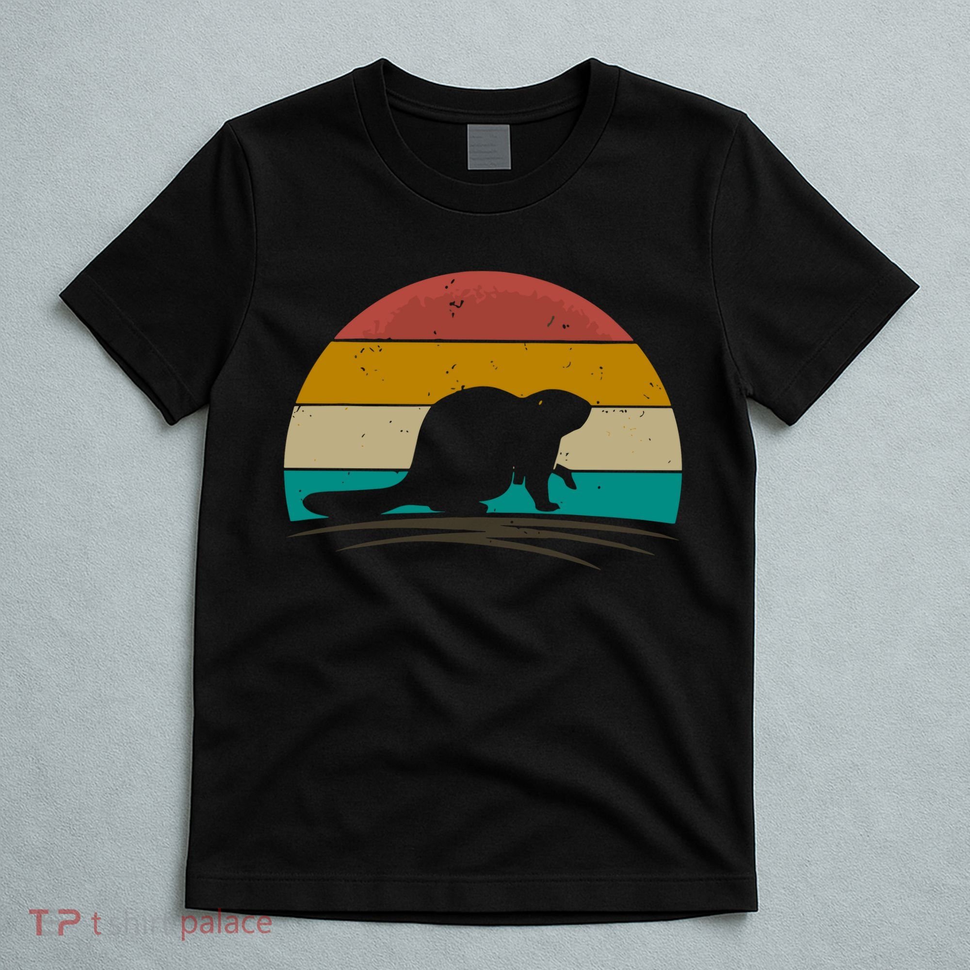 Beaver Retro Vintage Beaver Lover T-Shirt