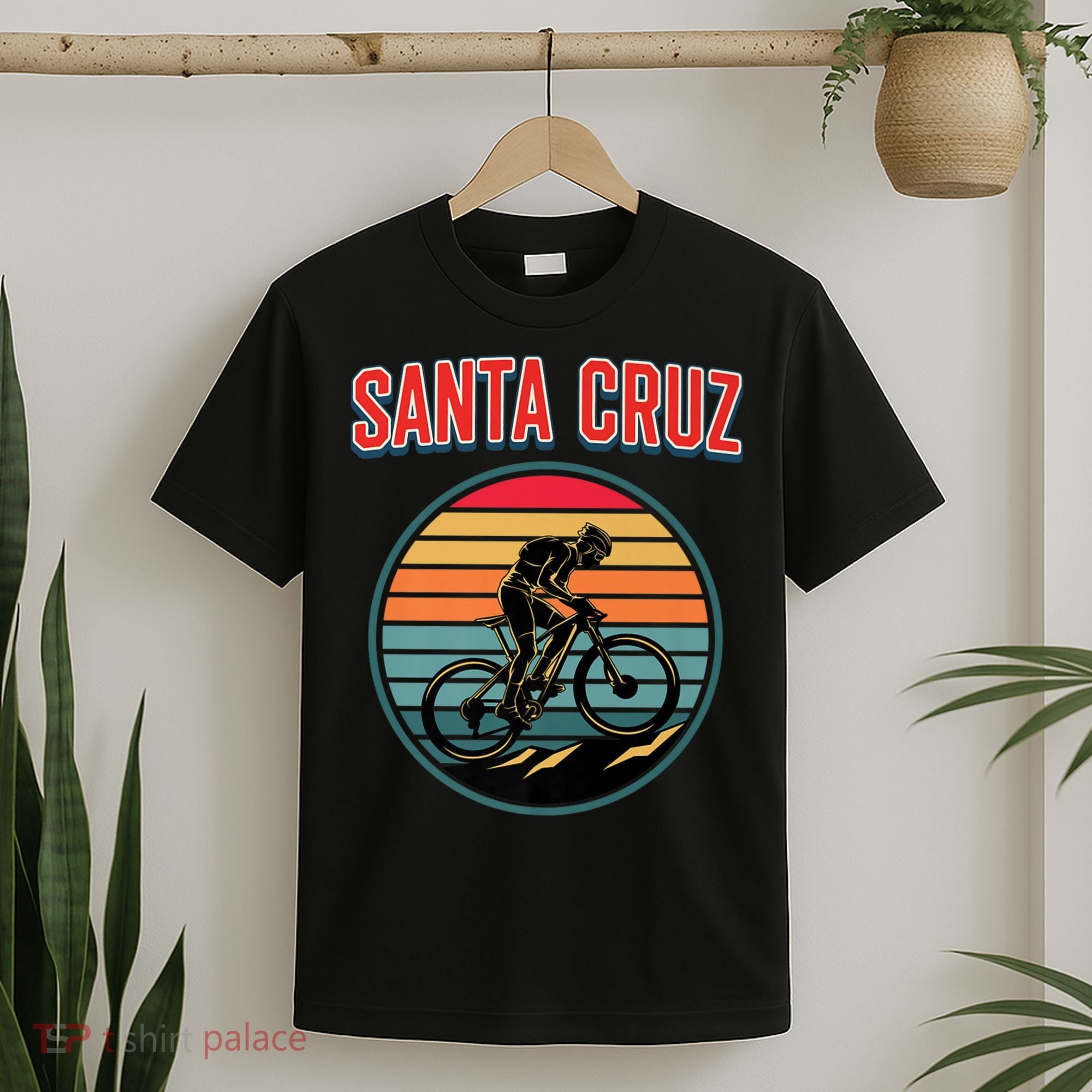 Bike Retro Vintage Santa Cruz Summer Bicycle Biking Premium T-Shirt