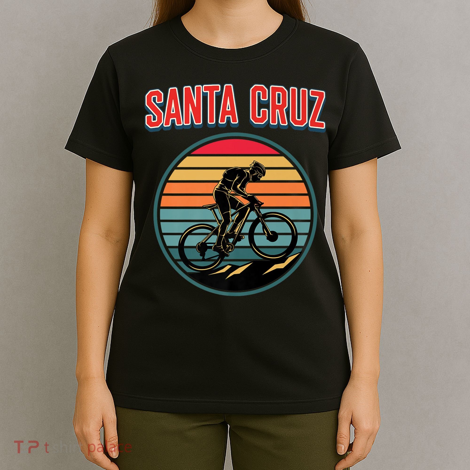 Bike Retro Vintage Santa Cruz Summer Bicycle Biking Premium T-Shirt