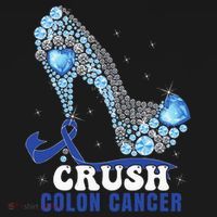 Blue Ribbon Women Colonscopy Colorectal Colon Cancer T-Shirt thumb 7
