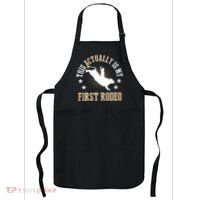 Bull Riding Western Cowboy This Actually Is My First Rodeo Apron thumb 0
