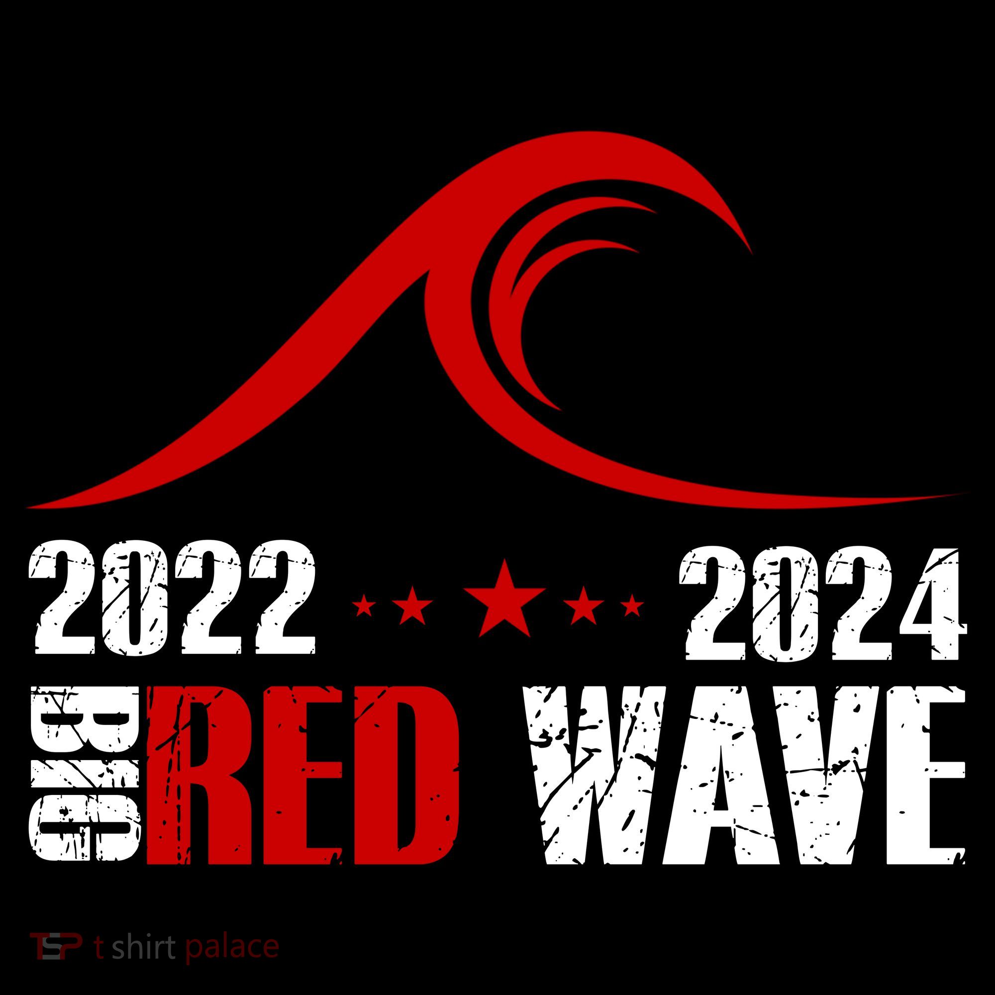 Big Red Wave Pro Republican 2024 Coaster