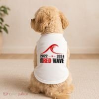 Big Red Wave Pro Republican 2024 Doggie Tank thumb 2
