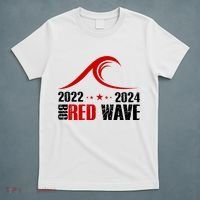 Big Red Wave Pro Republican 2024 T-Shirt thumb 5